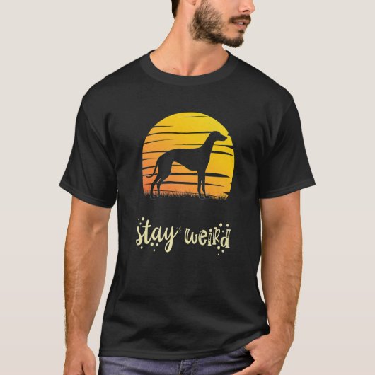 Windhond Hondenras 42 T-shirt (Voorkant)