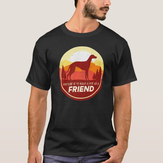 Windhond Hondenras 8 T-shirt (Voorkant)