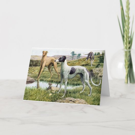 Windhond Kaart (Voorkant)