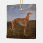 Windhond Keramisch Ornament (Links)