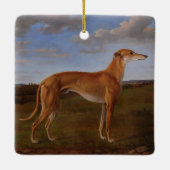 Windhond Keramisch Ornament (Achterkant)