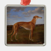 Windhond Metalen Ornament (Voorkant)