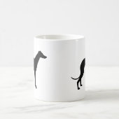 Windhond Silhouet Koffiemok (Center)