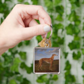 Windhond Sleutelhanger (Hand)