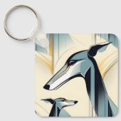 Windhond Sleutelhanger (Voorkant)