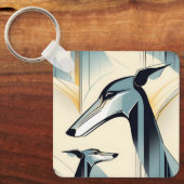 Windhond Sleutelhanger (Voorkant)