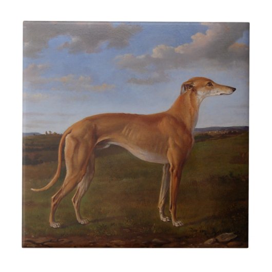 Windhond Tegeltje (Voorkant)