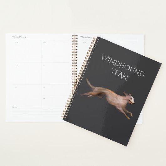 WINDHOND TEKENING PLANNER (Display)