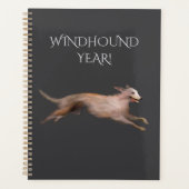 WINDHOND TEKENING PLANNER (Voorkant)