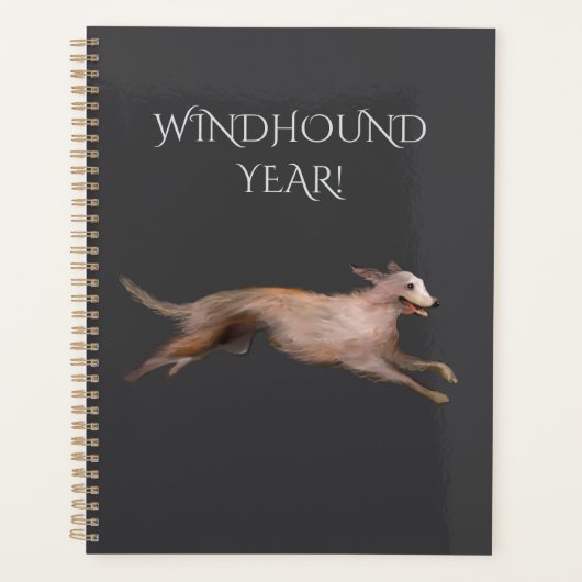 WINDHOND TEKENING PLANNER (Voorkant)