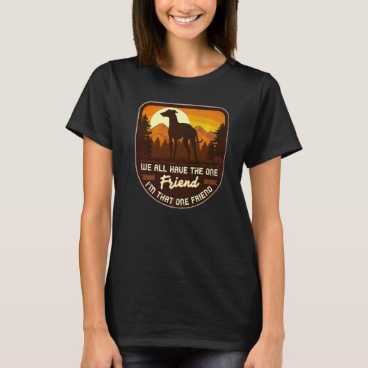 Windhond Windhound Hondenras  29 T-shirt (Voorkant)