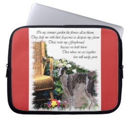 Windhond Zomer Tuin Laptop Sleeve