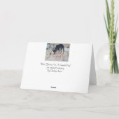 windhonden schilderachtig landschapskunst kaart (Achterkant)