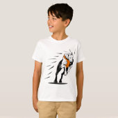 windhondenraceretro t-shirt (Voorkant volledig)