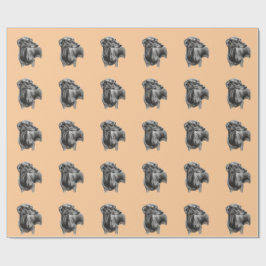 Windhondhoutskooltekening Cadeaupapier