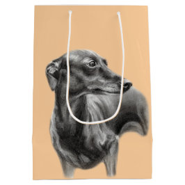 Windhondhoutskooltekening Medium Cadeauzakje