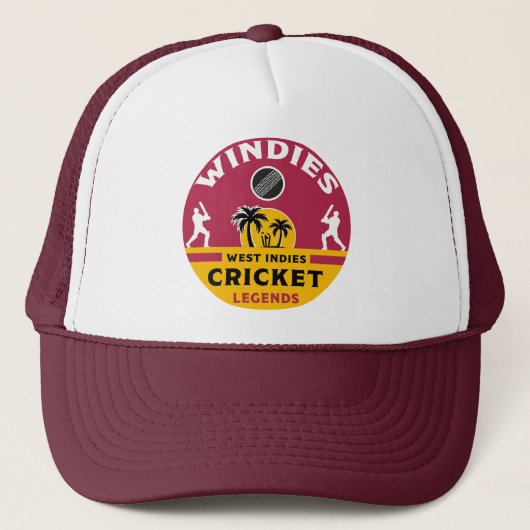 Windies Cricket | West Indies | Seizoen | Caribisc Trucker Pet (Voorkant)