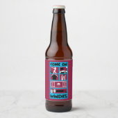 Windies Cricket West Indies Test Cricket Bier Etiket (Voorkant)