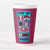 Windies Cricket West Indies Test Cricket Latte Mok (Voorkant)