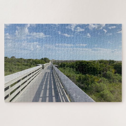 Winding Quietude – Florida Boardwalk | Quiet Ember Legpuzzel (Horizontaal)