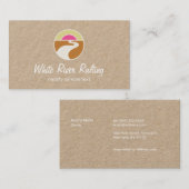 Winding River Horizon Natuur Logo Visitekaartje (Voorkant / Achterkant)