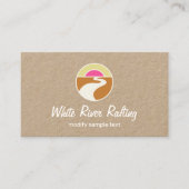 Winding River Horizon Natuur Logo Visitekaartje (Voorkant)