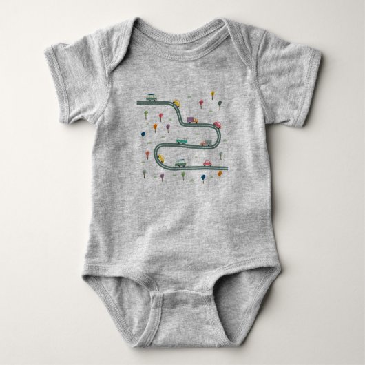 Winding Road Adventure Baby Bodysuit - Little (Voorkant)