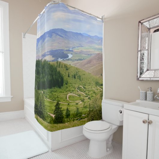 Winding Road Douchegordijn (In situ)