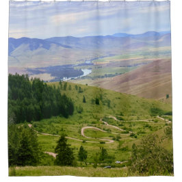 Winding Road Douchegordijn