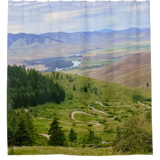 Winding Road Douchegordijn (Voorkant)