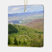 Winding Road Keramisch Ornament (Links)