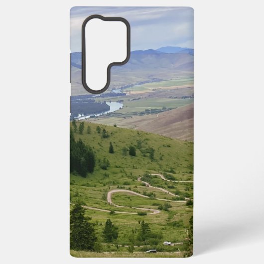 Winding Road Samsung Galaxy Hoesje (Achterkant)