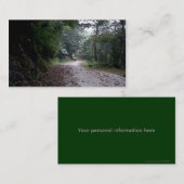 Winding through Life/Inspirerend landschap Visitekaartje (Voorkant / Achterkant)