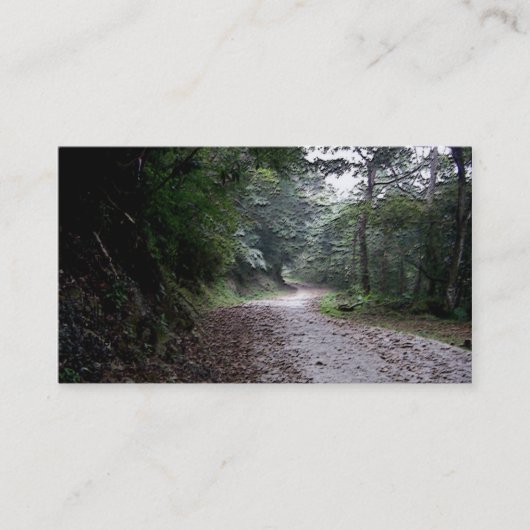 Winding through Life/Inspirerend landschap Visitekaartje (Voorkant)