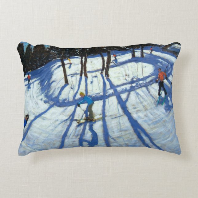 Winding Trail Morzine Decoratief Kussen (Voorkant)