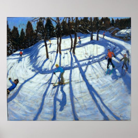 Winding Trail Morzine Poster (Voorkant)