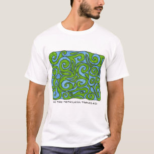 Winding Trails 08-06, voer het pad min gereden uit T-shirt
