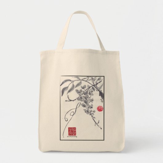 "Winding Ways" SumiSack Organic Tote Bag (Voorkant)