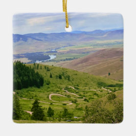Windingelende Weg Keramisch Ornament