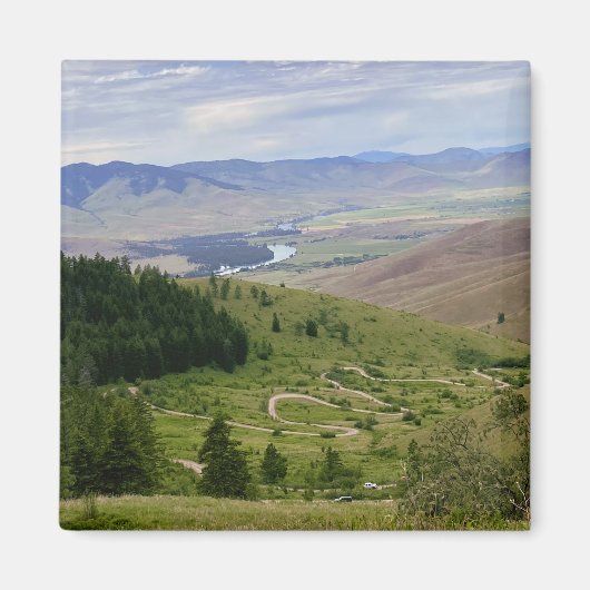 Windingelende Weg Magneet (Voorkant)