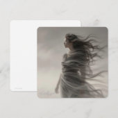 Windkissed - AI Fantasy Digital Art Print (Voorkant / Achterkant)