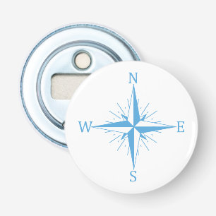 Windkompas Button Flesopener
