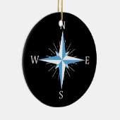 Windkompas Keramisch Ornament (Rechts)