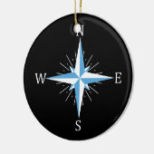 Windkompas Keramisch Ornament (Links)