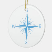 Windkompas Keramisch Ornament (Links)