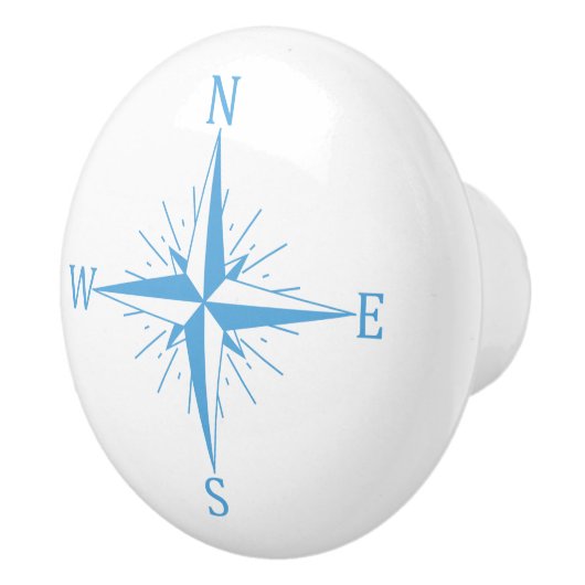 Windkompas Keramische Knop (Rechts)