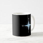 Windkompas Koffiemok (Voorkant rechts)