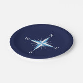 Windkompas Papieren Bordje (Gekanteld)