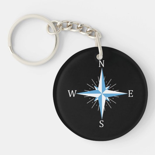 Windkompas Sleutelhanger (Voorkant)