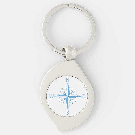 Windkompas Sleutelhanger (Voorkant)